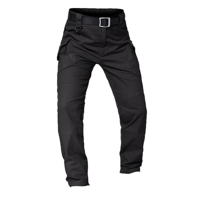 New Mens Tactical Pants Multiple Pocket Elasticity Military Urban Commuter Tacitcal Trousers Men Slim Fat Cargo Pant
