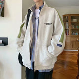 2021 new men students add wool coat jackets