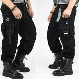 CARGO PANTS Overalls Male Men's Army Clothing Work Many Pocket Combat Army Style Men Straight Trousers