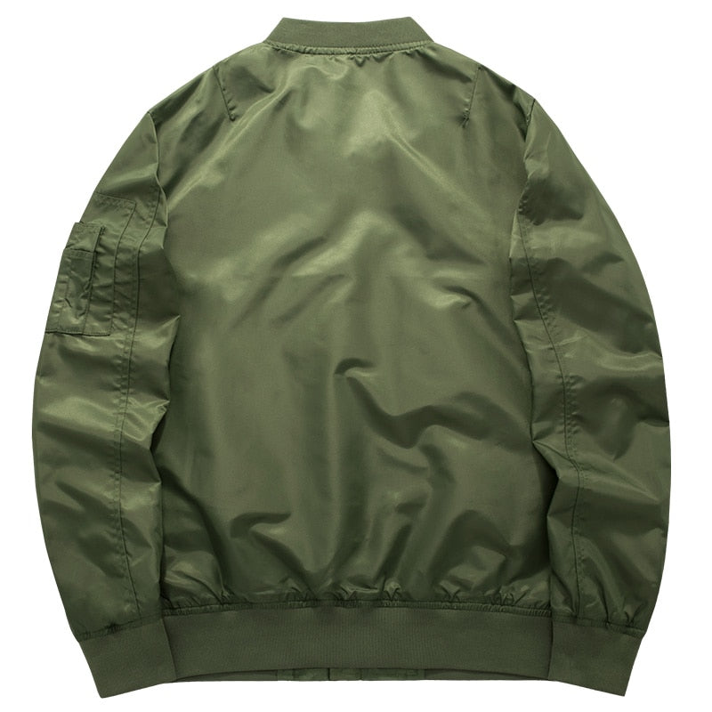 2021 New Brand Mens Casual Jacket Large Size Men Pilot Bomber Jacket Male