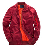 2021 New Brand Mens Casual Jacket Large Size Men Pilot Bomber Jacket Male