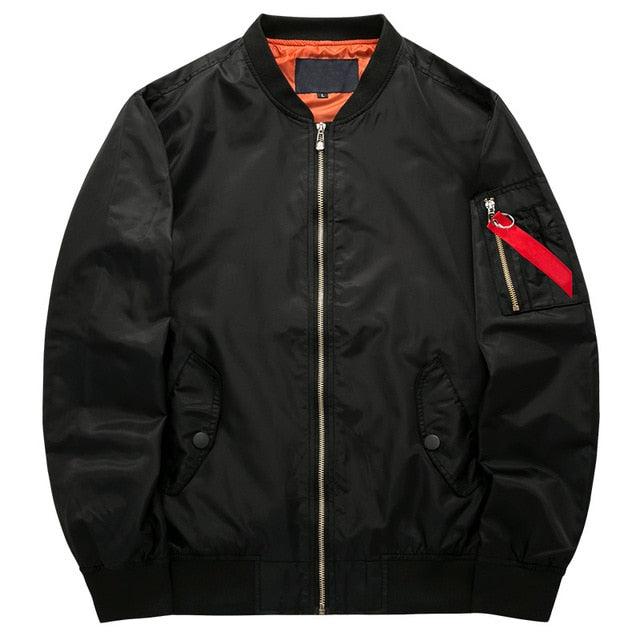 2021 New Brand Mens Casual Jacket Large Size Men Pilot Bomber Jacket Male