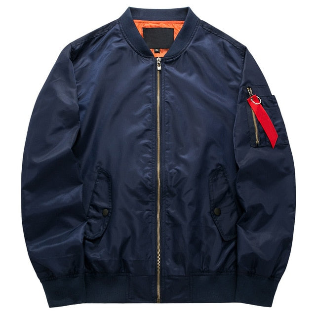 2021 New Brand Mens Casual Jacket Large Size Men Pilot Bomber Jacket Male
