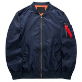 2021 New Brand Mens Casual Jacket Large Size Men Pilot Bomber Jacket Male