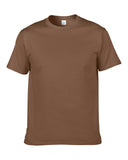 2021 Brand New 100% Cotton Mens T-Shirt O-Neck Short Sleeve Top Tee For Male