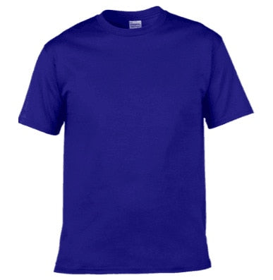 2021 Brand New 100% Cotton Mens T-Shirt O-Neck Short Sleeve Top Tee For Male