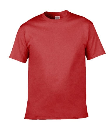 2021 Brand New 100% Cotton Mens T-Shirt O-Neck Short Sleeve Top Tee For Male
