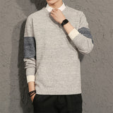 2021 New Sweater Men Long Sleeves Autumn Winter Pullover Knitted O-Neck