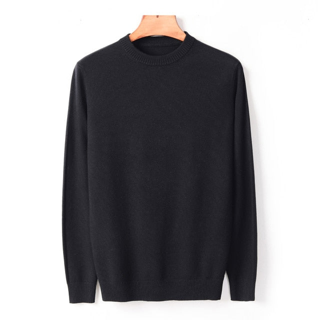Men's Thick Round Neck Sweater 2020 New Autumn/winter Casual High Quality Pullover Warm Sweater Male