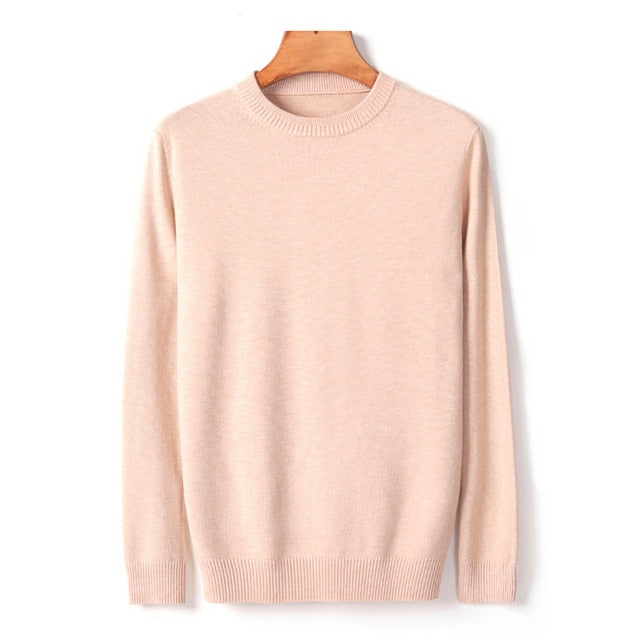 Men's Thick Round Neck Sweater 2020 New Autumn/winter Casual High Quality Pullover Warm Sweater Male