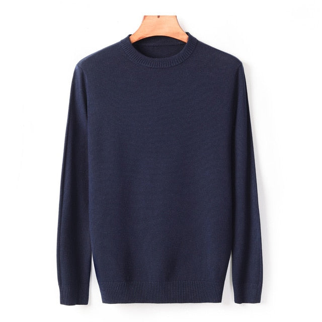 Men's Thick Round Neck Sweater 2020 New Autumn/winter Casual High Quality Pullover Warm Sweater Male