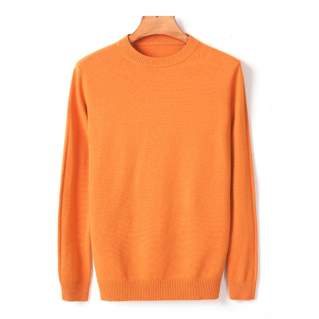 Men's Thick Round Neck Sweater 2020 New Autumn/winter Casual High Quality Pullover Warm Sweater Male