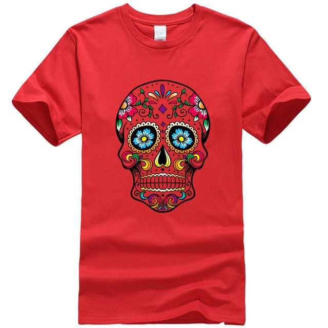 Men's T-shirt High Quality 100% cotton street style loose cool printed men t shirt casual short sleeve For Men