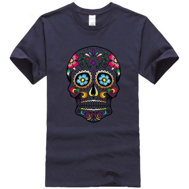 Men's T-shirt High Quality 100% cotton street style loose cool printed men t shirt casual short sleeve For Men