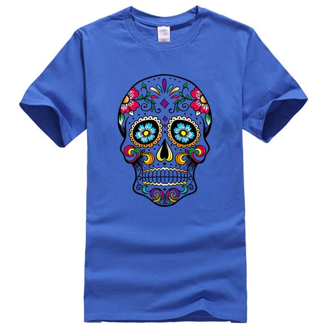 Men's T-shirt High Quality 100% cotton street style loose cool printed men t shirt casual short sleeve For Men