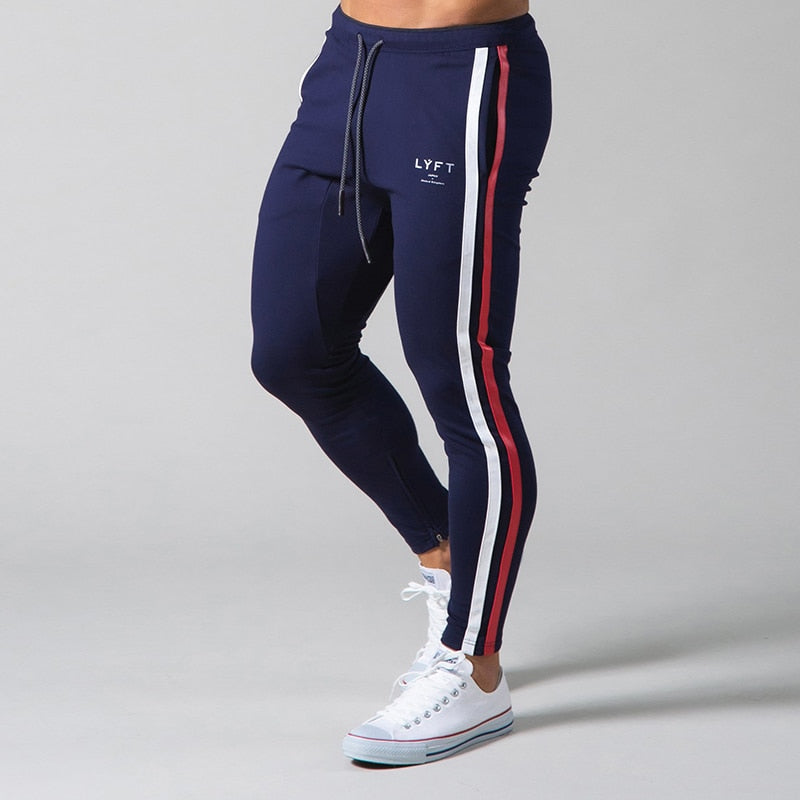 Men Pants Fitness Casual Elastic Pants men Bodybuilding Clothing Casual Navy Military Sweatpants Joggers Pants