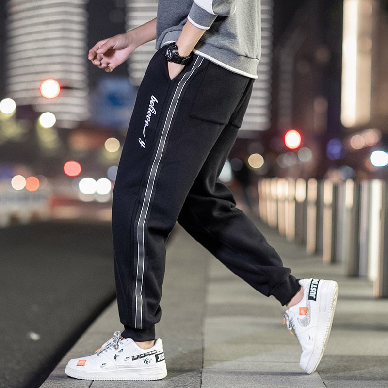2021 Spring Autumn Black GREEN Men Pants Fashions Joggers Casual Sweatpants Track Men'S Sweat Trouser