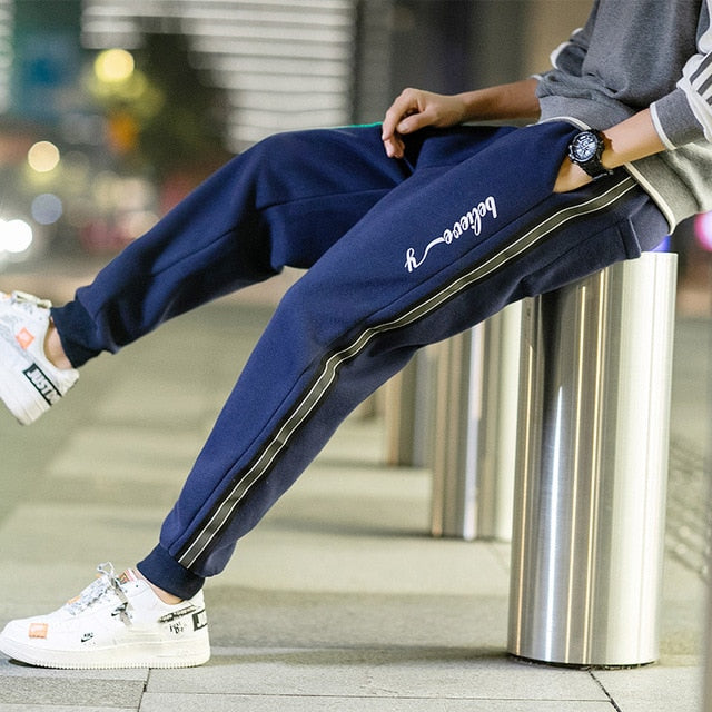 2021 Spring Autumn Black GREEN Men Pants Fashions Joggers Casual Sweatpants Track Men'S Sweat Trouser