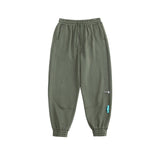 Fleece Loose Fit Men Sweatpant In Pure Color 2021 Winter Elastic Waist Sweatpant Streetwear Men Outdoor Pants