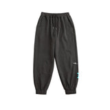 Fleece Loose Fit Men Sweatpant In Pure Color 2021 Winter Elastic Waist Sweatpant Streetwear Men Outdoor Pants