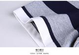 Men Classic Striped Polo Shirt Cotton Short Sleeve NEW Arrived 2021 summer Plus