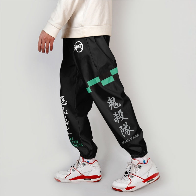 3D Anime Japanese Cargo Pants Harajuku Streetwear Hip Hop Joggers Pants