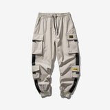 2021 New Hip Hop Joggers Cargo Pants Men Harem Pants Multi-Pocket Ribbons Man Sweatpants Streetwear Casual