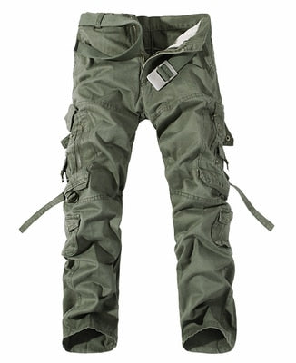 2021 Men Cargo Pants Men Multi-Pocket Overall Male Combat Cotton Trousers Army Casual Joggers Pants Size 42 Drop Shipping