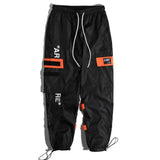 Men's Side Pockets Cargo Harem Pants 2021 Hip Hop Casual Male Tatical Joggers Trousers Fashion Casual Streetwear Pants