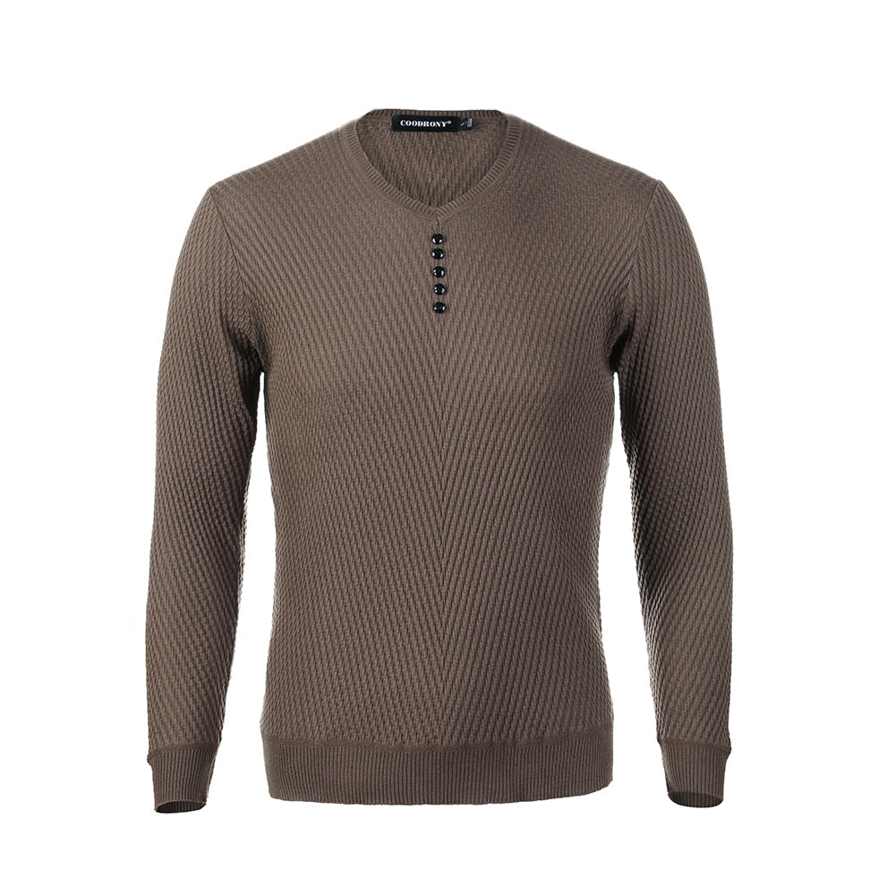 Sweater Men Casual Shirt Spring Autumn Slim Fit Long Sleeve Mens Sweaters Knitted Cotton Pull Homme Top