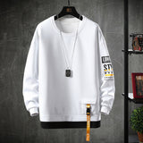 2021 Solid Color Sweatshirt Men Harajuku Autumn Spring Hoody Casual Cotton Sweatshirts Men Streetwear Clothes