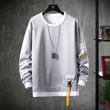 2021 Solid Color Sweatshirt Men Harajuku Autumn Spring Hoody Casual Cotton Sweatshirts Men Streetwear Clothes