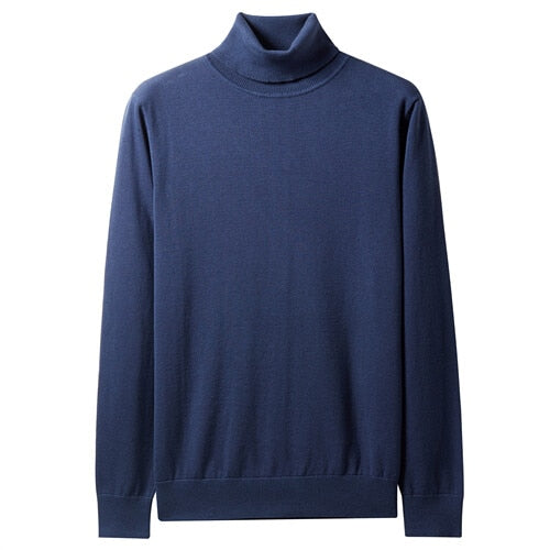 Men Sweaters Knitted Sweater Men 100% Cotton Slight Stretechy Soft Blusa