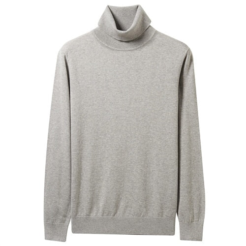 Men Sweaters Knitted Sweater Men 100% Cotton Slight Stretechy Soft Blusa