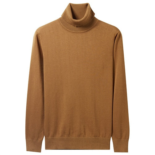 Men Sweaters Knitted Sweater Men 100% Cotton Slight Stretechy Soft Blusa