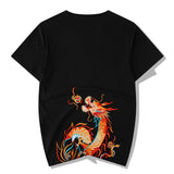 New Popular brand short sleeve men short sleeve summer hip hop T-shirt Chinese style lovers