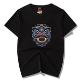 New Popular brand short sleeve men short sleeve summer hip hop T-shirt Chinese style lovers