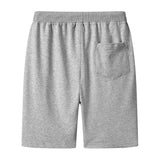 Casual Shorts Men Summer New Men's Fashion Solid Wild Knee Length Pants Slim Drawstring Beach Shorts Male