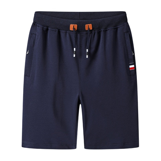 Casual Shorts Men Summer New Men's Fashion Solid Wild Knee Length Pants Slim Drawstring Beach Shorts Male
