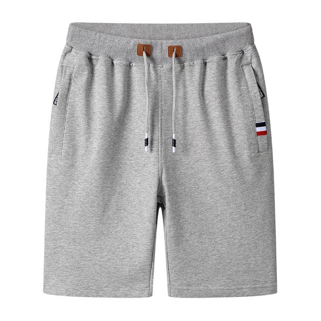 Casual Shorts Men Summer New Men's Fashion Solid Wild Knee Length Pants Slim Drawstring Beach Shorts Male