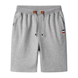 Casual Shorts Men Summer New Men's Fashion Solid Wild Knee Length Pants Slim Drawstring Beach Shorts Male