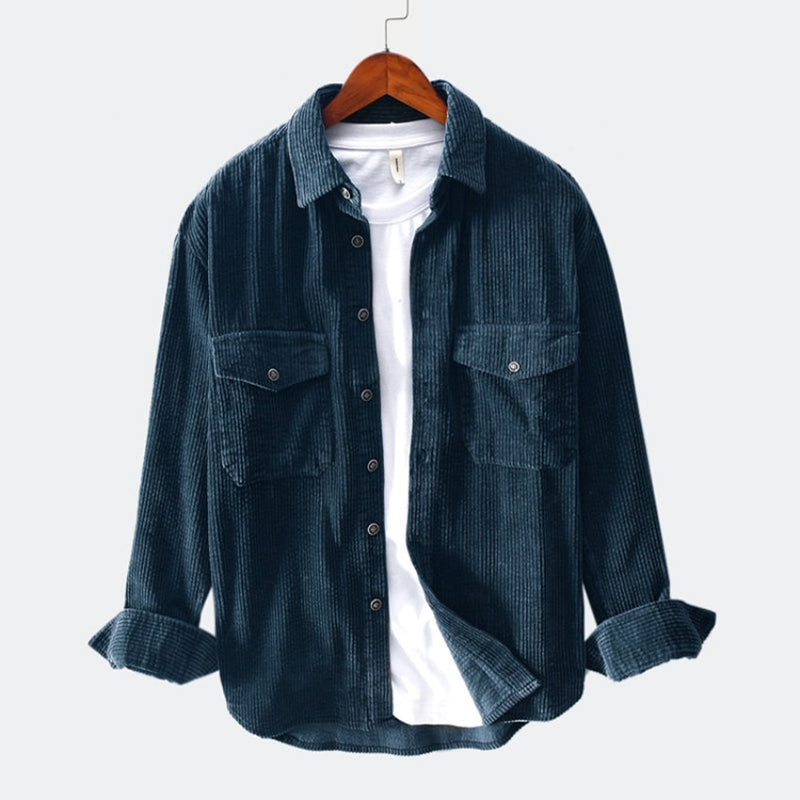 Men Shirts 2021 Spring Autumn Fashion Brand Japan Style Slim Fit Vintage Shirt Male Casual Loose Long Sleeve Shirt Tops