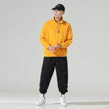 New Fashion Men's Polos Long Sleeve Solid Casual Polo Mens Clothing Oversized Fashion Streetwear Harajuku Polos Shirts
