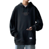 Spring Autumn 2021 Skateboard Casual New Men'S Hip HOP Hoodies Sweatshirts Streetwear One Piece Brand Black White Fashion Clothe