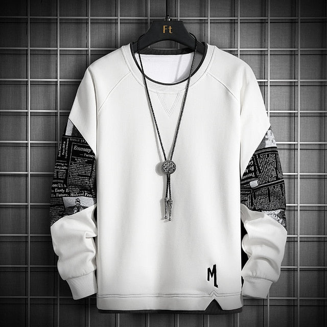 Sweatshirt Men 2021 Spring Oversized Japanese Streetwear Black Hoodie Men Sweatshirts Hoodies Male