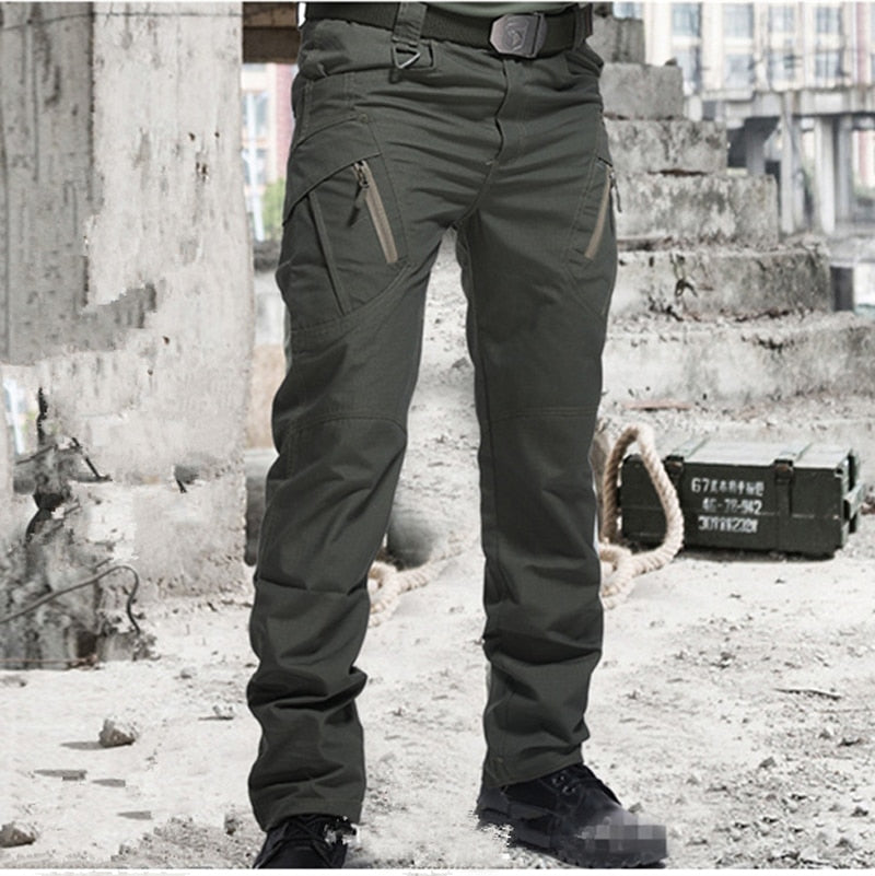 City Military Tactical Pants Men Combat Army Trousers Many Pockets Waterproof Wear Resistant Casual Cargo Pants Men 2021