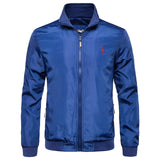 2021 New Autumn Winter Stand Colar Zipper Men Streetwear Bomber Jacket Windbreaker Mens Basic Jackets