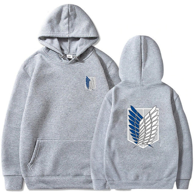 Attack on Titan Hoodie Men Fashion Loose Pullovers Casaul Tops Hoodie Sweatshirt
