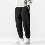New Loose Jogging Pants Men 2021 New Fashion Fleece Autumn Winter Warm Sweatpants Male Outdoor Straight Trousers Pantalon Hommes