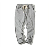 Cotton Joggers Men Solid Men's Harem Pants 2021 Summer Fitness Casual Ankle-Length Mens  Trousers Streetwear Slim Male Pants